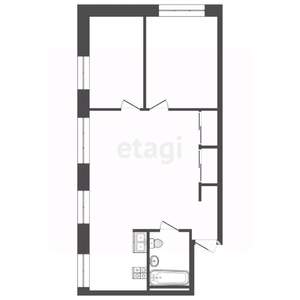 3-к квартира, вторичка, 61м2, 1/5 этаж