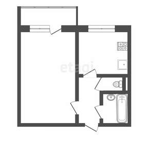 1-к квартира, вторичка, 34м2, 5/10 этаж