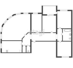 4-к квартира, вторичка, 100м2, 3/10 этаж