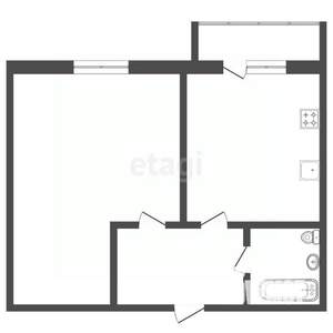 1-к квартира, вторичка, 38м2, 7/10 этаж