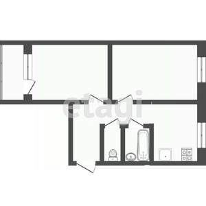 2-к квартира, вторичка, 47м2, 5/5 этаж