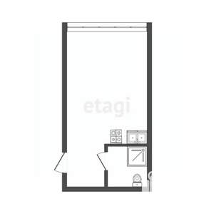 Студия квартира, вторичка, 28м2, 4/10 этаж