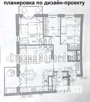 3-к квартира, вторичка, 99м2, 16/16 этаж