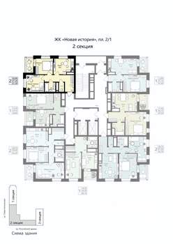 2-к квартира, вторичка, 47м2, 2/18 этаж