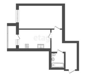 1-к квартира, вторичка, 47м2, 1/10 этаж