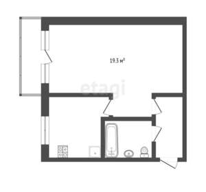 1-к квартира, вторичка, 31м2, 5/5 этаж
