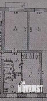 2-к квартира, вторичка, 44м2, 3/5 этаж