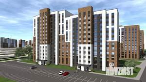 1-к квартира, строящийся дом, 46м2, 14/14 этаж