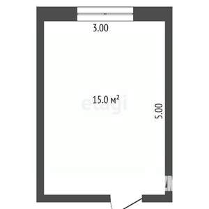 Студия квартира, вторичка, 18м2, 1/5 этаж