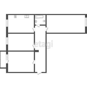 3-к квартира, вторичка, 78м2, 5/17 этаж