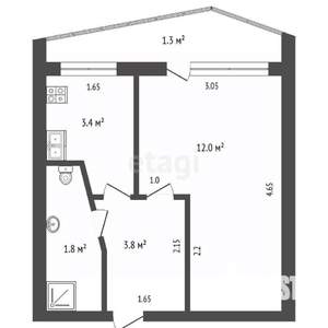 Студия квартира, вторичка, 21м2, 5/9 этаж