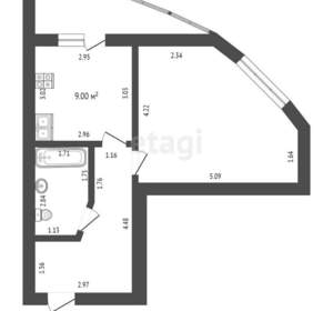 1-к квартира, вторичка, 40м2, 5/16 этаж