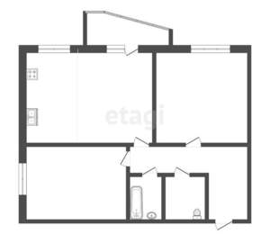 2-к квартира, вторичка, 69м2, 9/16 этаж