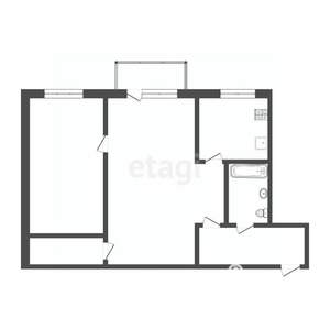 2-к квартира, вторичка, 42м2, 2/5 этаж