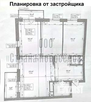 3-к квартира, вторичка, 99м2, 16/16 этаж