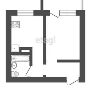 1-к квартира, вторичка, 37м2, 9/12 этаж