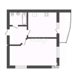 1-к квартира, вторичка, 40м2, 4/10 этаж