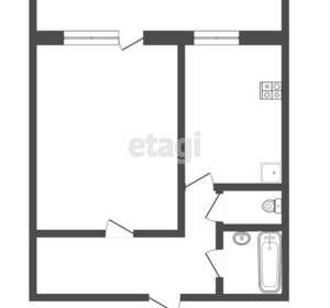 1-к квартира, вторичка, 40м2, 2/9 этаж