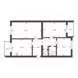 3-к квартира, вторичка, 82м2, 3/5 этаж