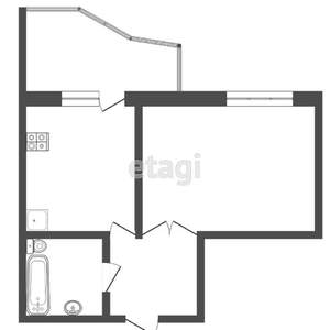 1-к квартира, вторичка, 36м2, 2/18 этаж