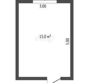 Студия квартира, вторичка, 18м2, 1/5 этаж