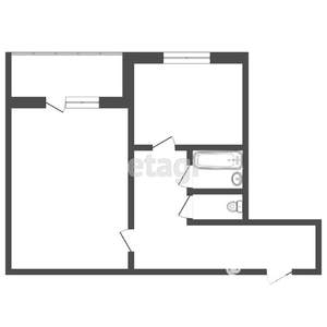 1-к квартира, вторичка, 33м2, 3/9 этаж