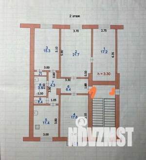 4-к квартира, вторичка, 100м2, 2/4 этаж
