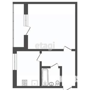 1-к квартира, вторичка, 31м2, 3/3 этаж