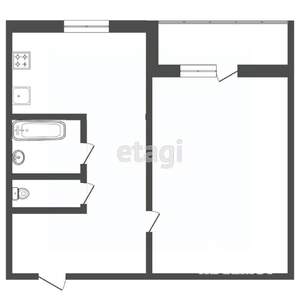 1-к квартира, вторичка, 32м2, 8/10 этаж