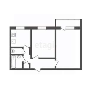 2-к квартира, вторичка, 44м2, 2/9 этаж