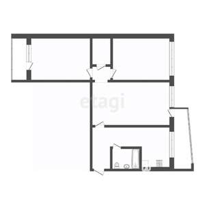 3-к квартира, вторичка, 64м2, 6/9 этаж