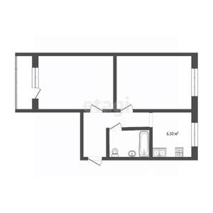 2-к квартира, вторичка, 48м2, 2/5 этаж