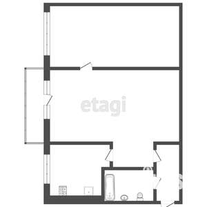 2-к квартира, вторичка, 44м2, 5/5 этаж
