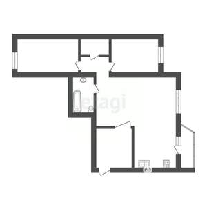 3-к квартира, вторичка, 76м2, 6/10 этаж