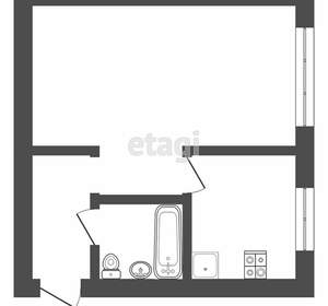 1-к квартира, вторичка, 30м2, 5/5 этаж