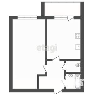 1-к квартира, вторичка, 35м2, 1/5 этаж