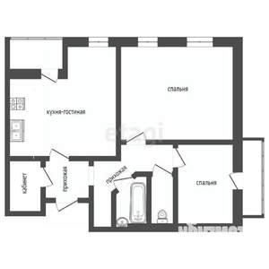 2-к квартира, вторичка, 98м2, 8/9 этаж