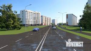 1-к квартира, строящийся дом, 46м2, 4/9 этаж