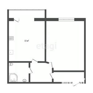 1-к квартира, вторичка, 58м2, 1/10 этаж