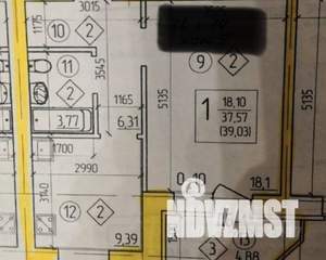 1-к квартира, вторичка, 38м2, 5/10 этаж