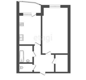 1-к квартира, вторичка, 44м2, 13/16 этаж