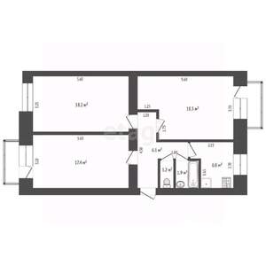 3-к квартира, вторичка, 70м2, 4/6 этаж