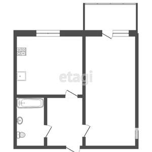 1-к квартира, вторичка, 36м2, 13/16 этаж