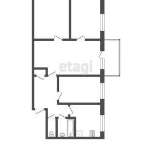4-к квартира, вторичка, 64м2, 5/5 этаж