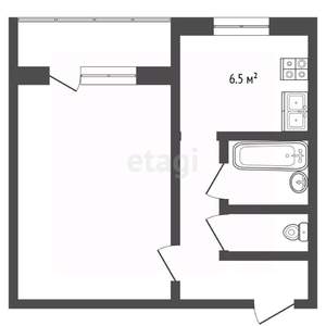 1-к квартира, вторичка, 32м2, 3/9 этаж