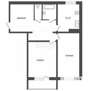 2-к квартира, вторичка, 65м2, 7/10 этаж