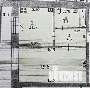 1-к квартира, вторичка, 41м2, 4/10 этаж