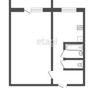 1-к квартира, вторичка, 33м2, 9/9 этаж