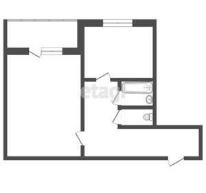 1-к квартира, вторичка, 33м2, 3/9 этаж