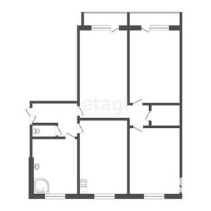 3-к квартира, вторичка, 78м2, 3/5 этаж